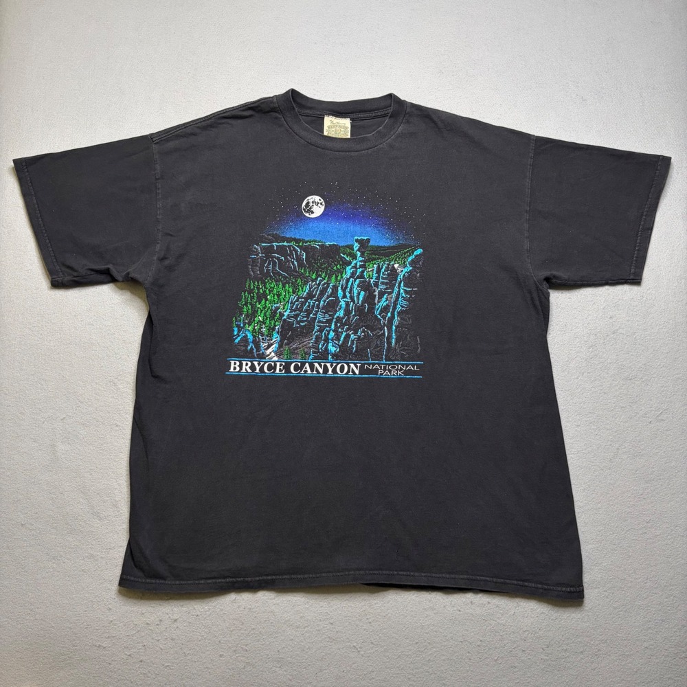 Fred Harvey Trading Co T-Shirt Mens XL Black Bryce Canyon National Park Vintage